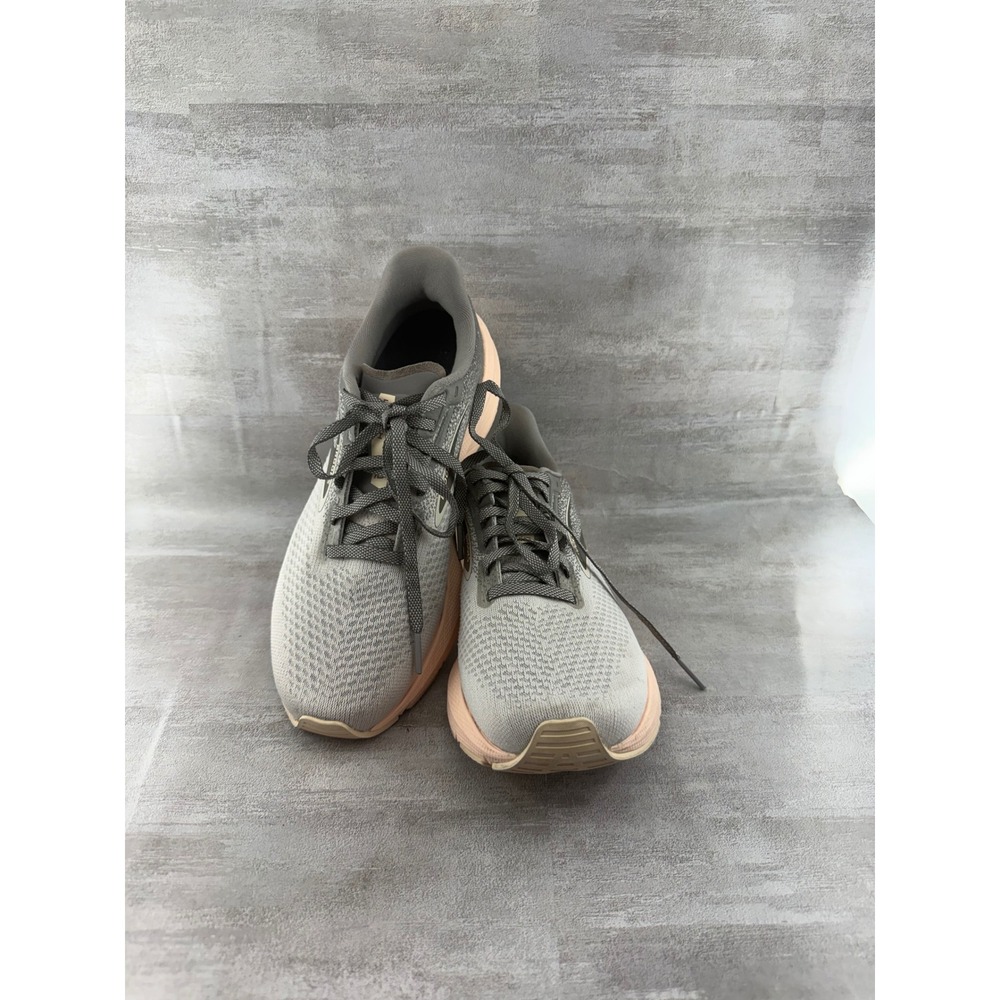 Brooks Launch 10 Women Running Shoes Grey Peach 1203981B179 Size 7.5 Medium B